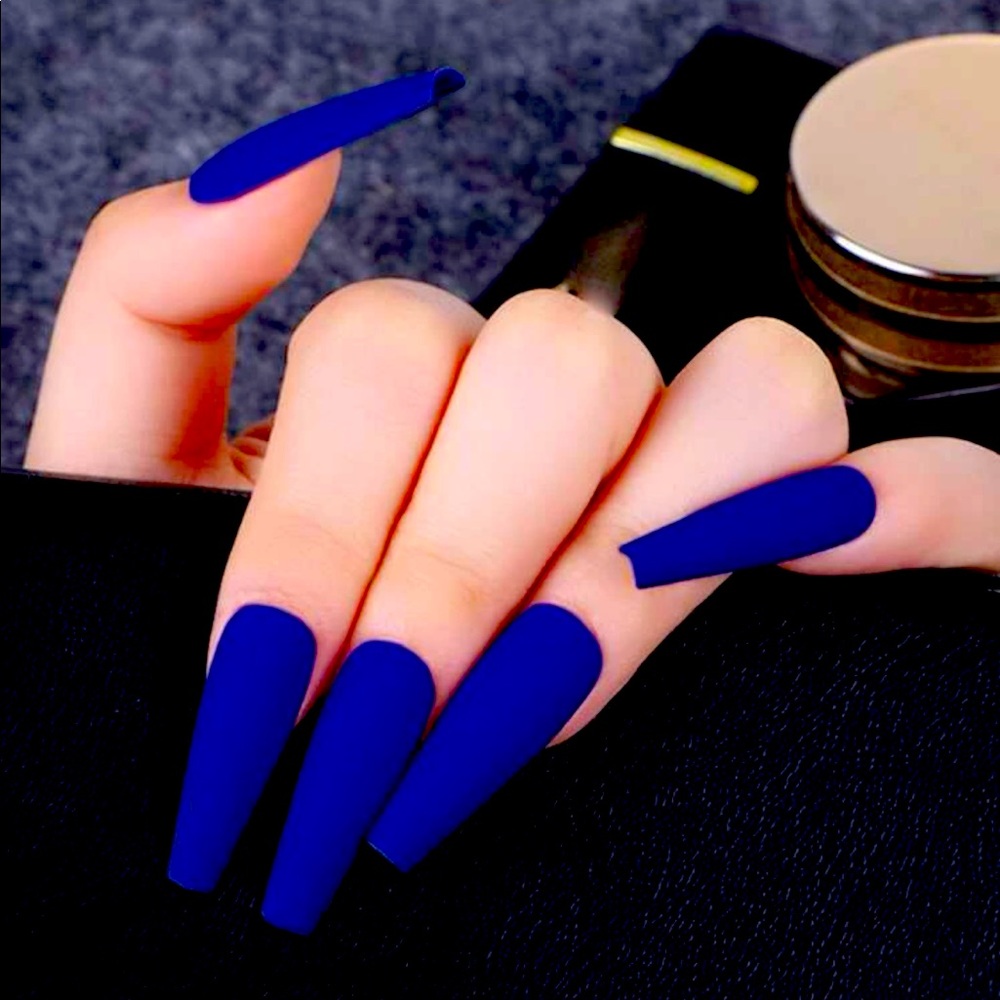 Long Coffin Fake Nail